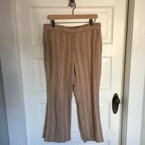 Exofficio Striped Capri Pants Sz 10